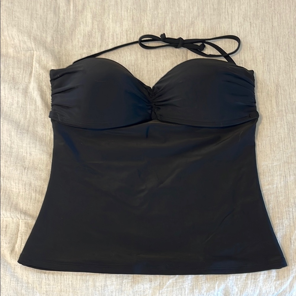Old Navy Black Halter Swim Top
